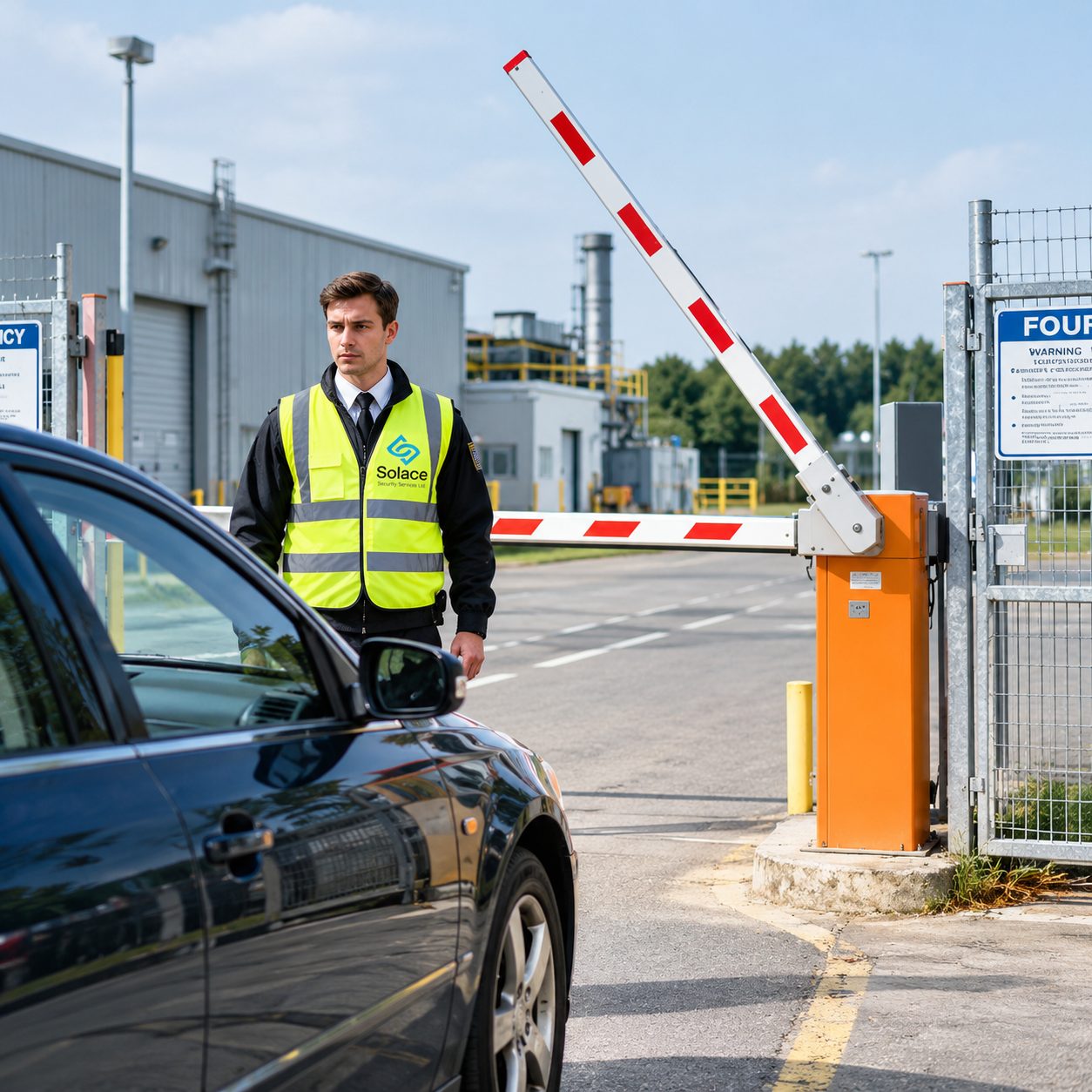 Solace security officers on duty across UK sites